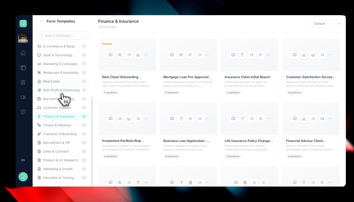 Massive Form Template Library: Build Video Forms in Seconds